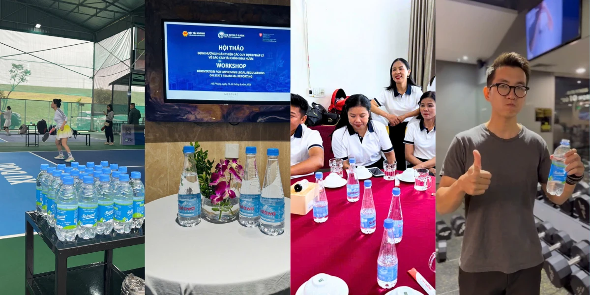 Nước ion kiềm Sotawa – Giải pháp nước uống cao cấp cho phòng gym, nhà hàng và resort hiện đại